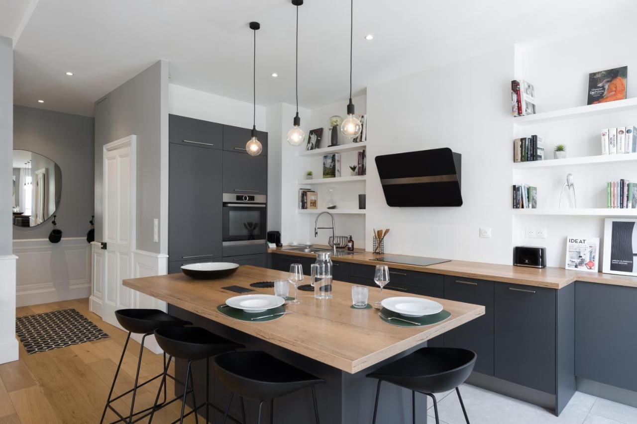 L'Aubelyne - Chic T2 Quartier Prefecture Appartement Lyon Buitenkant foto