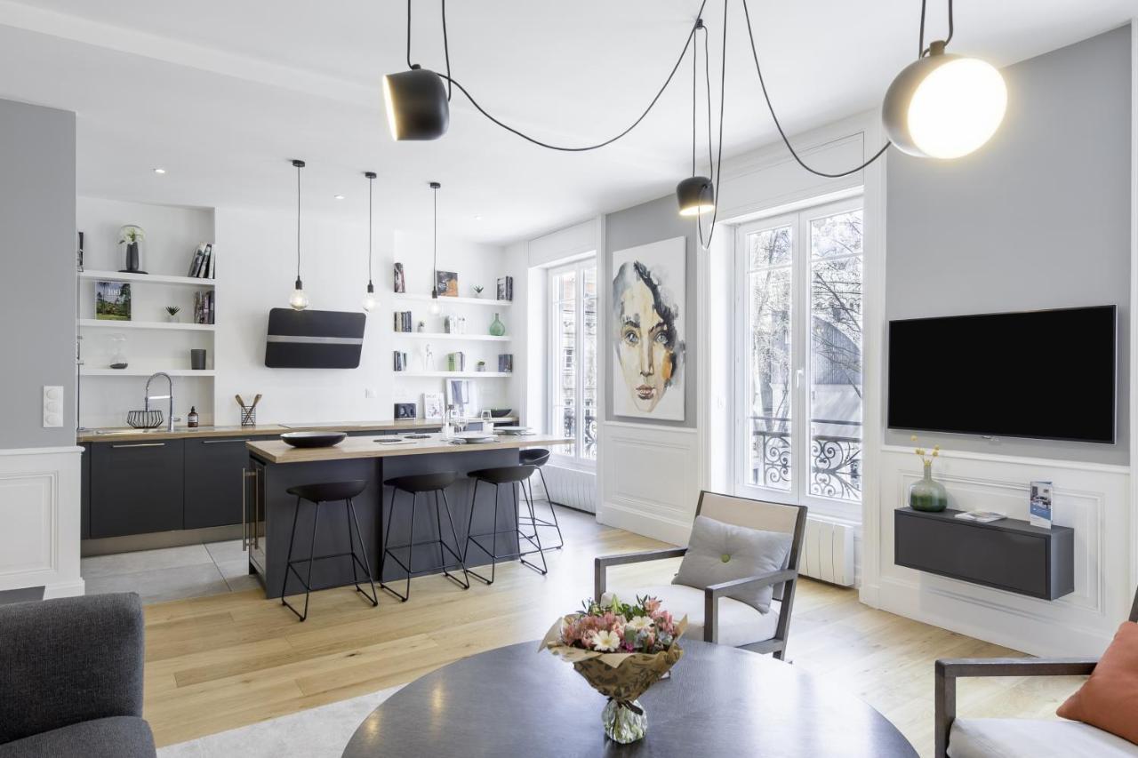 L'Aubelyne - Chic T2 Quartier Prefecture Appartement Lyon Buitenkant foto