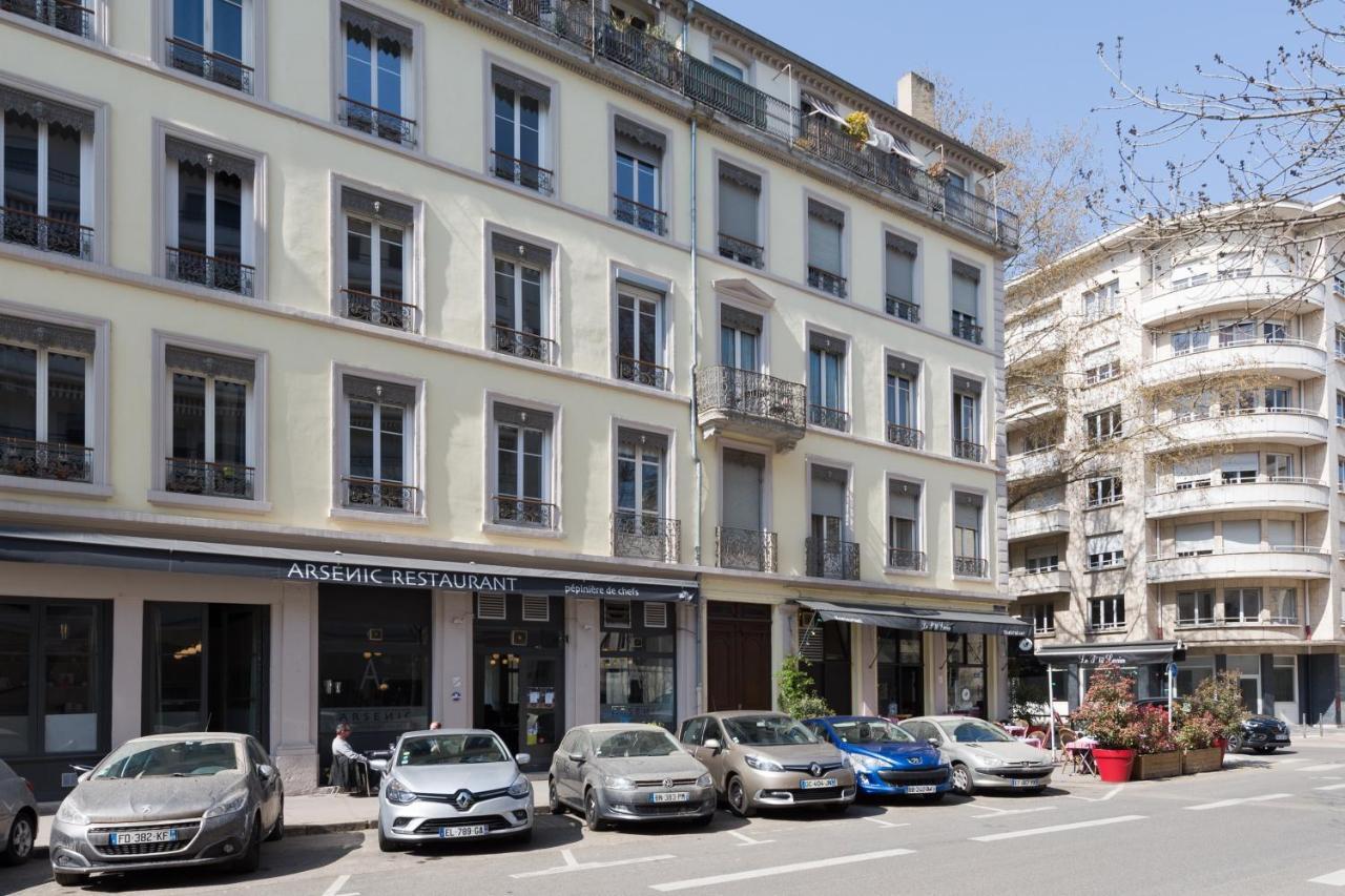 L'Aubelyne - Chic T2 Quartier Prefecture Appartement Lyon Buitenkant foto